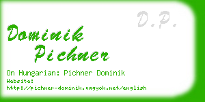 dominik pichner business card